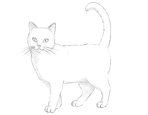 Как нарисовать кошку?