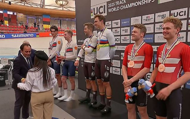 Немецкие велогонщики возмущены ошибкой судей в мэдисоне на ЧМ-2025: бронза ушла Дании