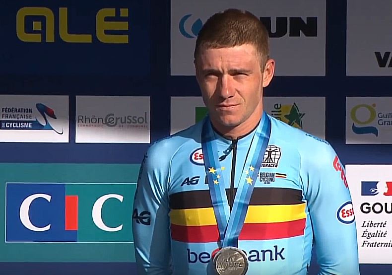 Ремко Эвенепул — серебряный призёр групповой гонки Чемпионата Европы-2025
