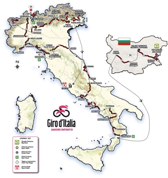 Джиро д'Италия-2026. Презентация маршрута