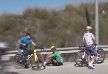 Кристоф Лапорт сошёл с Вуэльты Андалусии-2026 за 26 км до финиша финального этапа